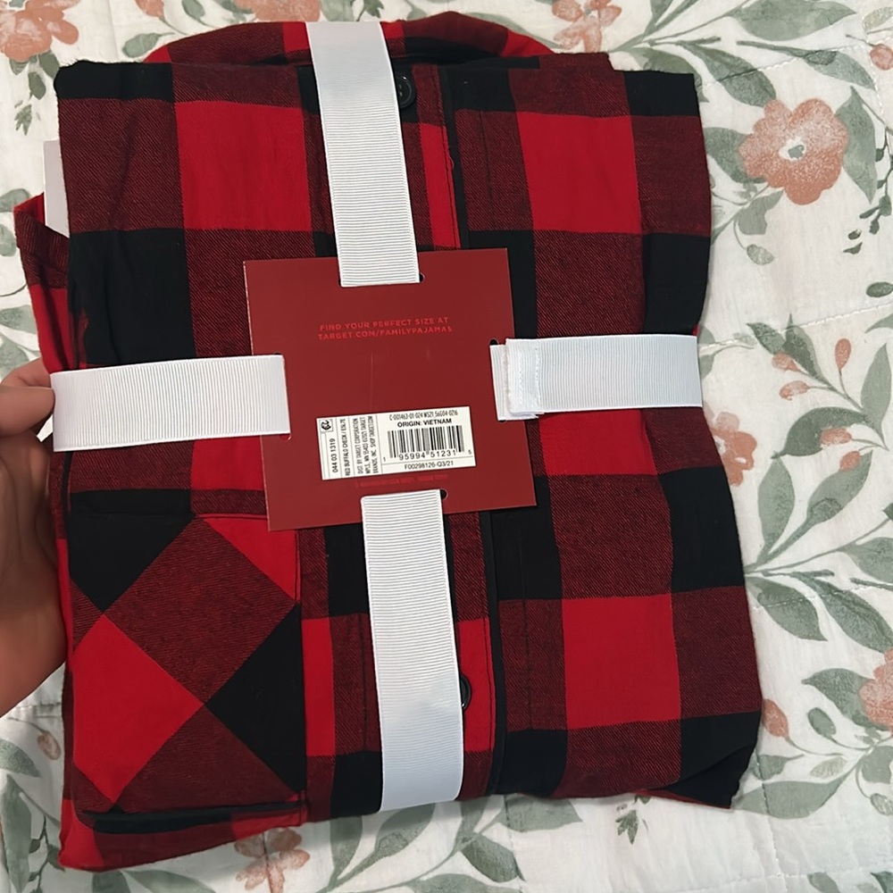 Wondershop Men’s Buffalo Plaid 2pc Sleep Set/ Size: Medium - Picture 3 of 3